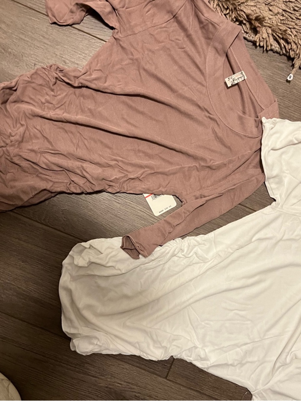Free people - talk to me Ribbed Long short tees